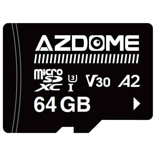 AZDome 64 gb U3 V30 A2 Micro SDXC-kort