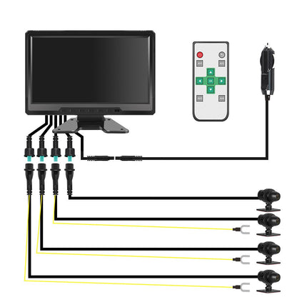 <tc>Motocam X10 4CH 720p dashcam för lastbil</tc>