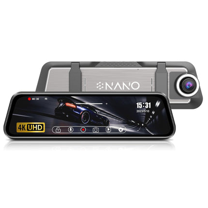 <tc>Nanocam T55 4K 2CH Full Mirror Wifi GPS 32gb innerbackspegel dashcam</tc>