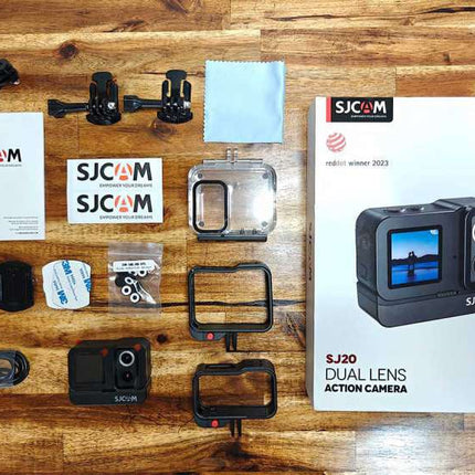 SJCAM SJ20 4K 60fps Dual lens Wifi actionkamera och dashcam